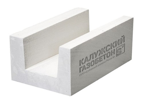 U-образный блок Калужский D500 В3,5 500*250*500