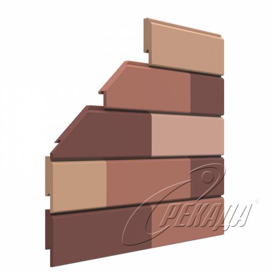 Плитка под кирпич - Комби