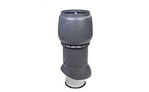 Изолированный вентиляционный выход VILPE XL - 250/ИЗ/700 серый + колпак