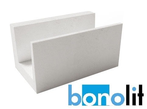 U-образный блок Bonolit г. Малоярославец D500 500*200*250