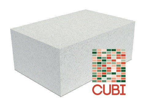 Газобетонный блок CUBI D400 B2,0 F100 625х200х375 ровный