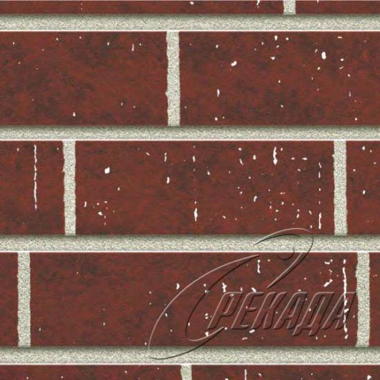 Под кирпич - Красно-бордовый